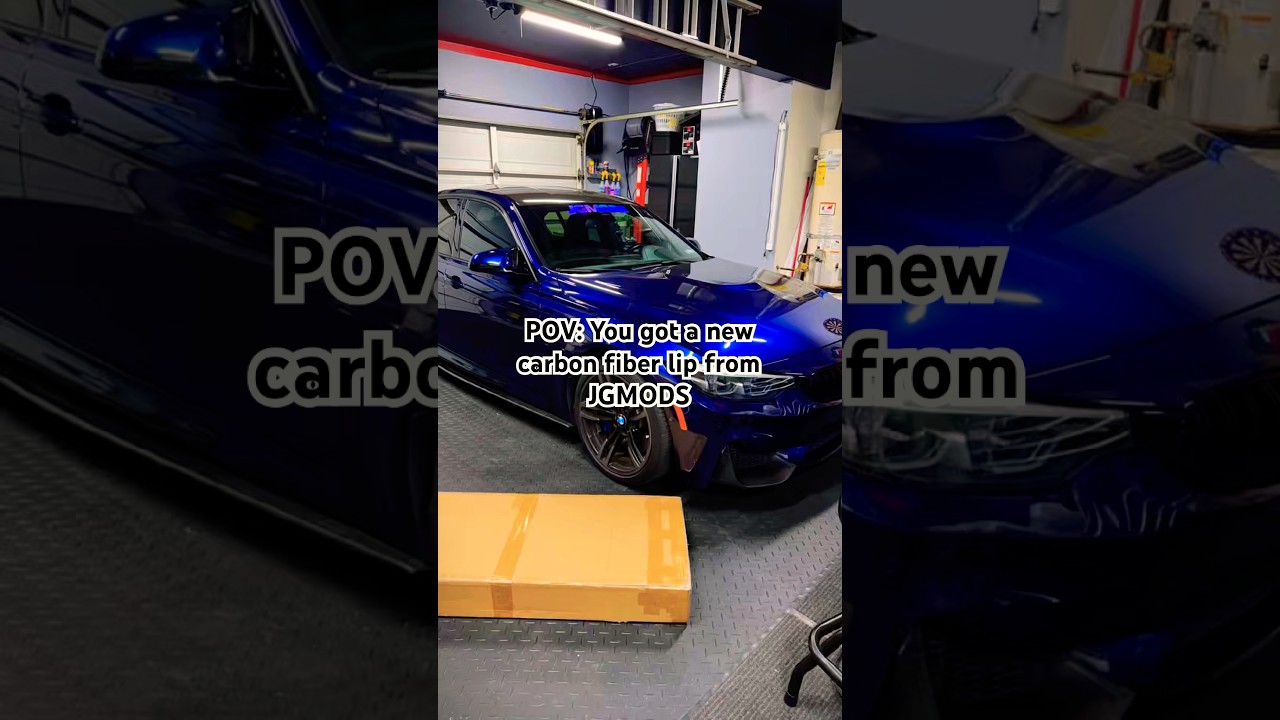 🔥 or 🗑️? Carbon Fiber LP style  front lip F8X M3/M4 #carbonparts #bmw #bmwm3 #bmwm4