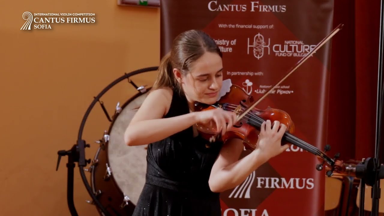 Diana Chausheva (Bulgaria)/ Cantus Firmus International Violin Competition, Sofia 2025/Youth Group