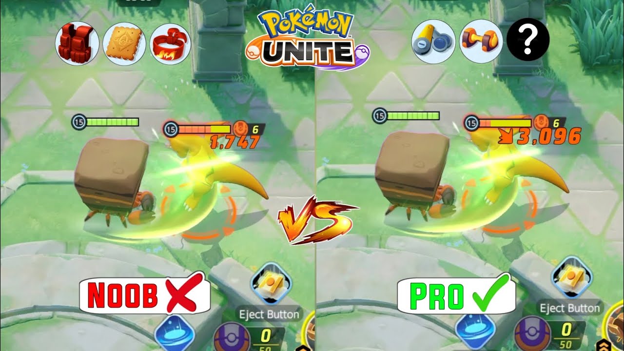 Crustle One Shot build! Most Deadly Build for Crustle | Pokemon unite Crustle build