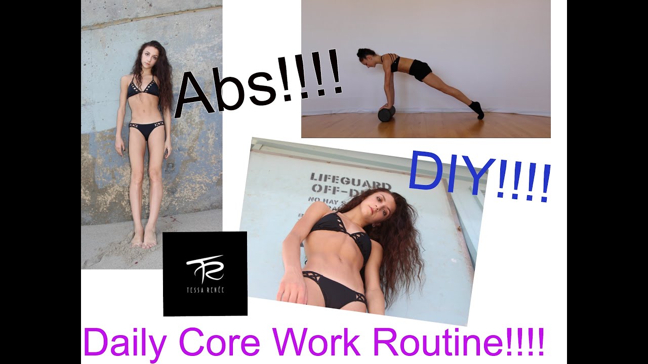 HOW TO GET ABS FAST! MY DAILY CORE WORK ROUTINE!!!