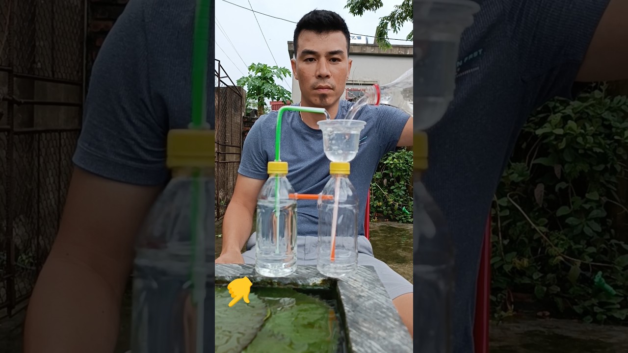 Make a Continuous Flowering Fountain, Made From Plastic Bottles