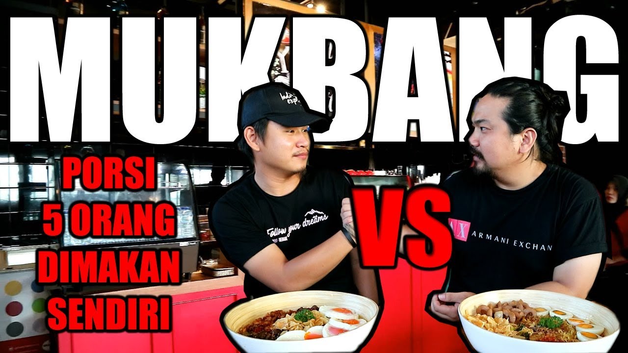 MUKBANG INDOMIE PORSI 5 ORANG DIMAKAN SENDIRI! FT. RICSNT