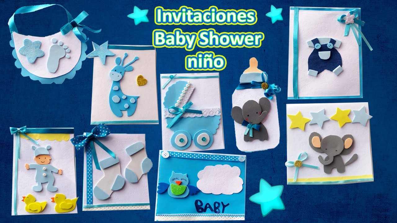 BABY SHOWER INVITACIONES ⭐MANUALIDADES FÁCILES