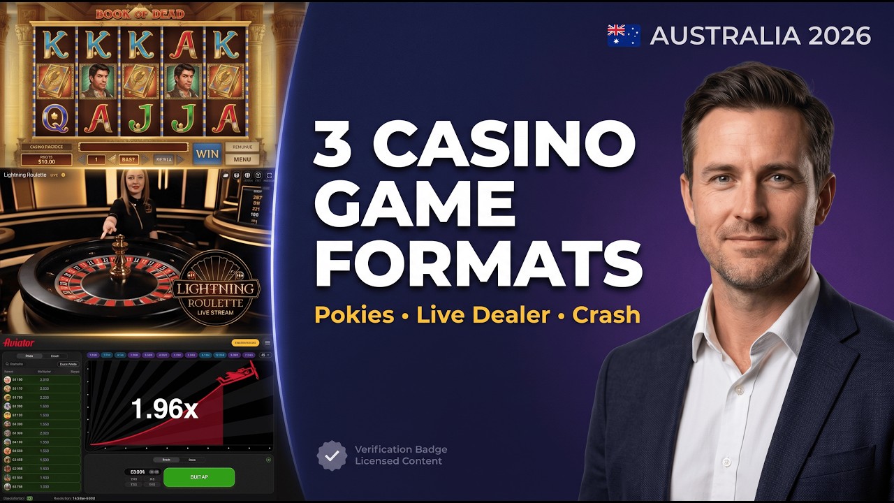 🎰 Casino Games Online for Real Money: 3 Core Formats Explained | Australia 2026 🇦🇺