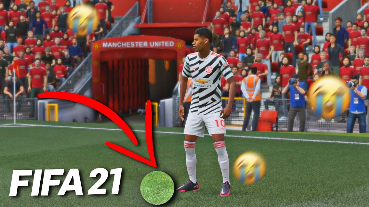 FIFA 21 but the ball is invisible