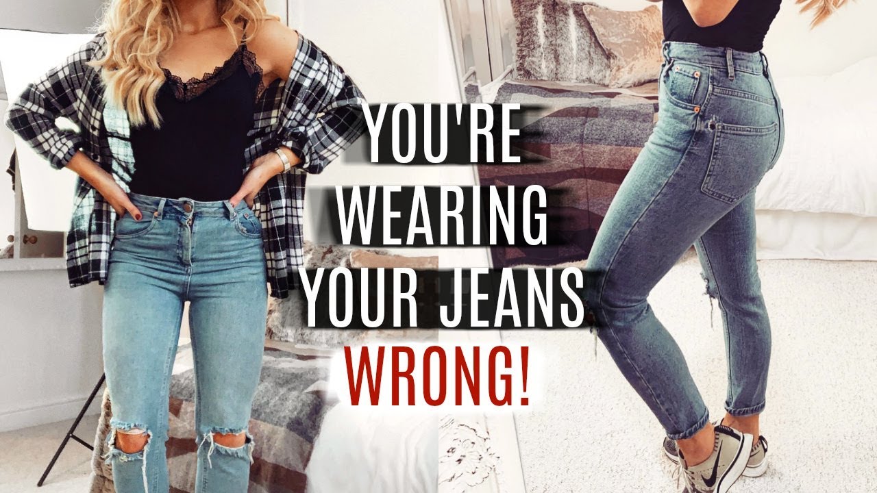 YOU'RE WEARING YOUR JEANS WRONG! FASHION HACKS 2019