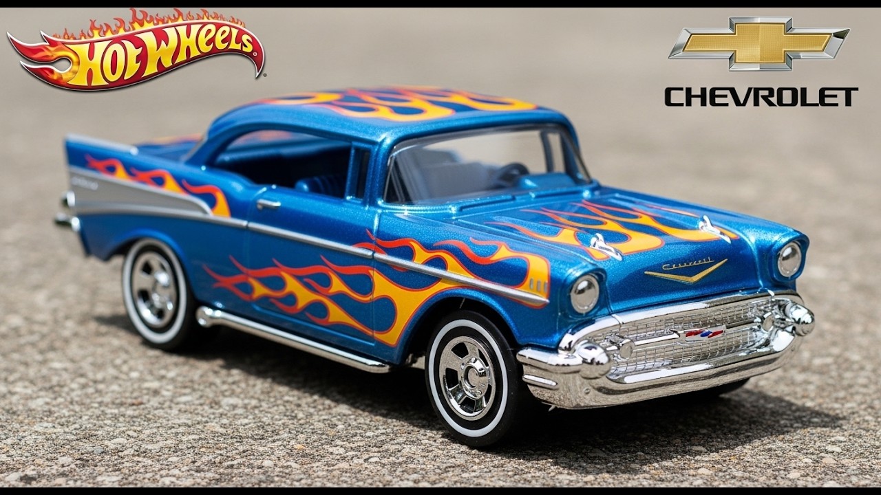 Hot Wheels '57 Chevy Review | Classic 1957 Chevrolet Diecast 1:64 Showcase