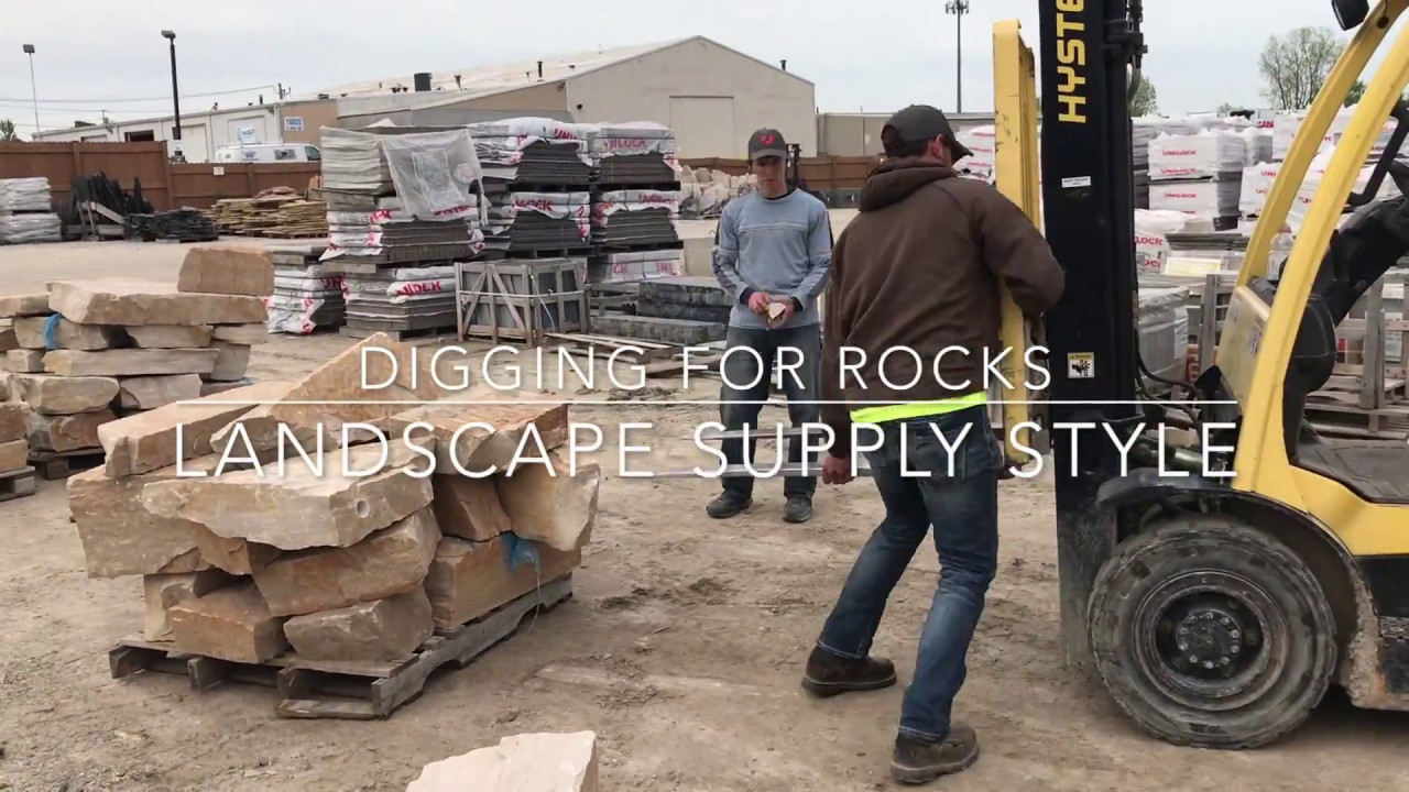 Go Tiny Living Digs for Rocks Landscape Supply Style with Fork Lift