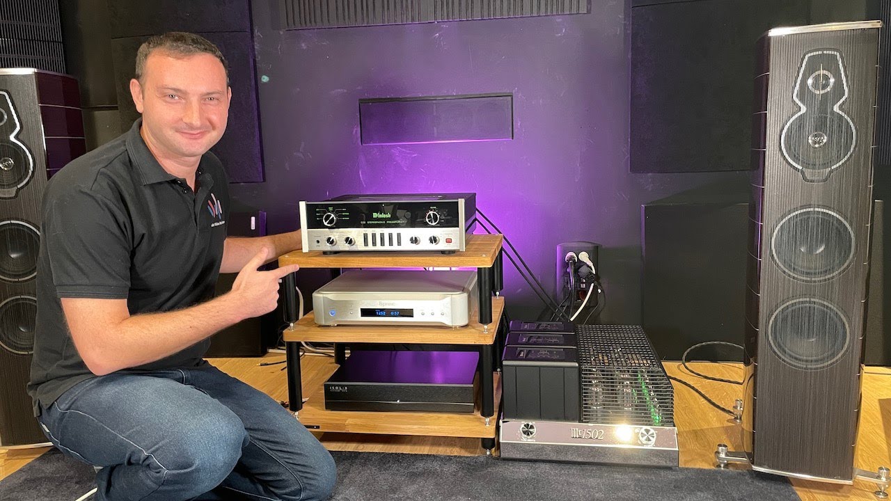McIntosh C22 Mk V & MC1502  - סקירה למערכת הגברה מנורתית