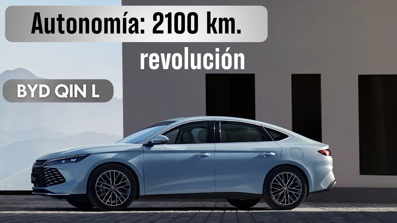Autonomía de 2100 km. Nuevo BYD QIN L. Una revolución #coche #pruebadeconducta #cocheeléctrico