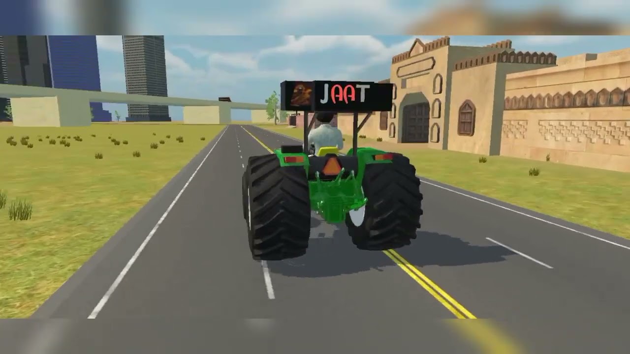 I helped a tractor man
