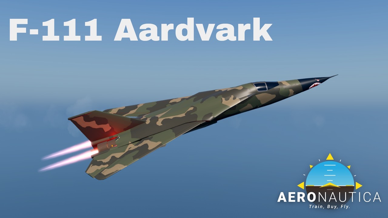 REVIEW, GAMEPLAY and more about the F-111 Aardvark!! In Aeronautica | Roblox