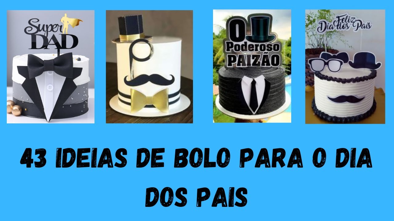 Bolos decorados dia dos Pais - 43 fotos de bolo dia dos Pais