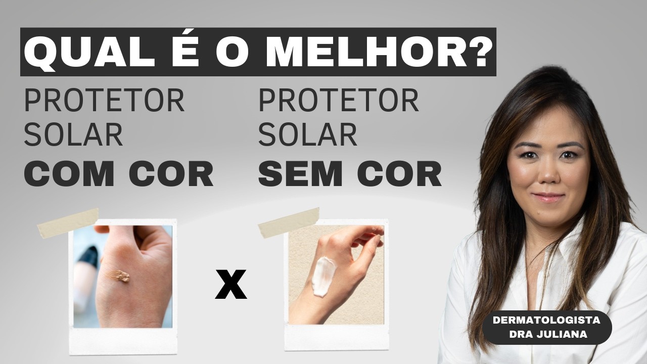 OXIDO DE FERRO DO PROTETOR SOLAR COM COR - DERMATO DRA JULIANA