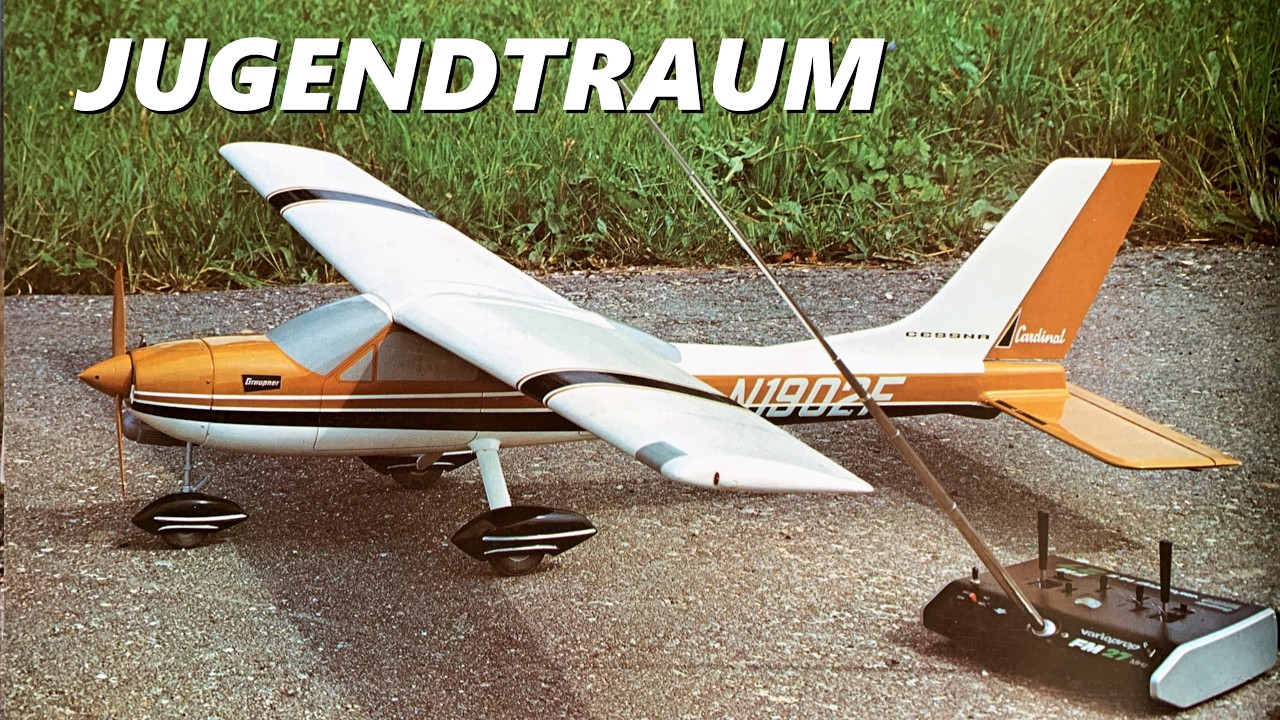 MAIDEN FLIGHT of the Graupner 70s legend Cessna Cardinal 177