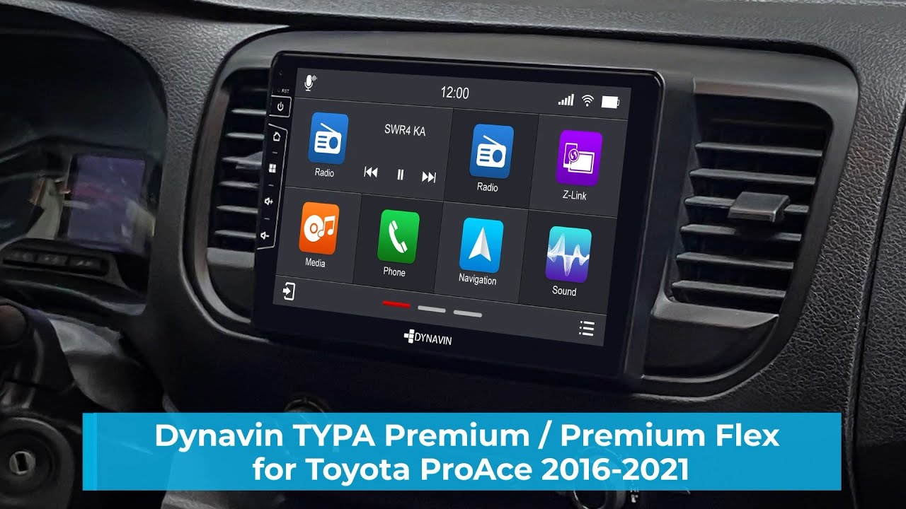 Toyota ProAce 2016-2021 Dynavin Android Radio Navi Einbau D9-TYPA Premium | Premium Flex