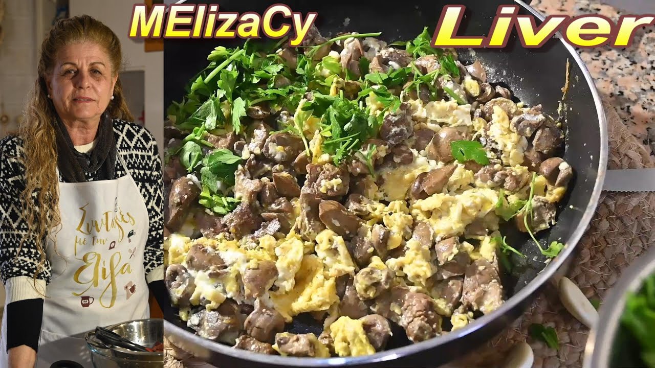 Куриная печень с яйцами от Элизы #МЕчатзимике