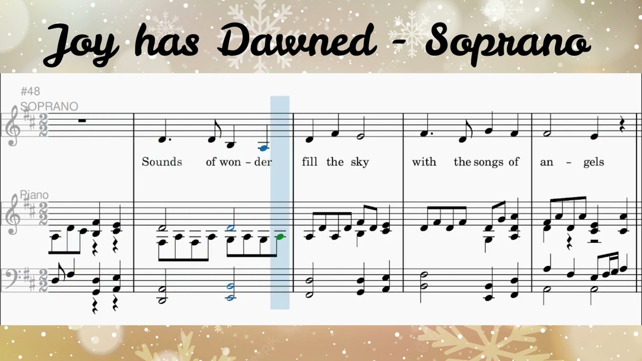 Joy has Dawned - Soprano