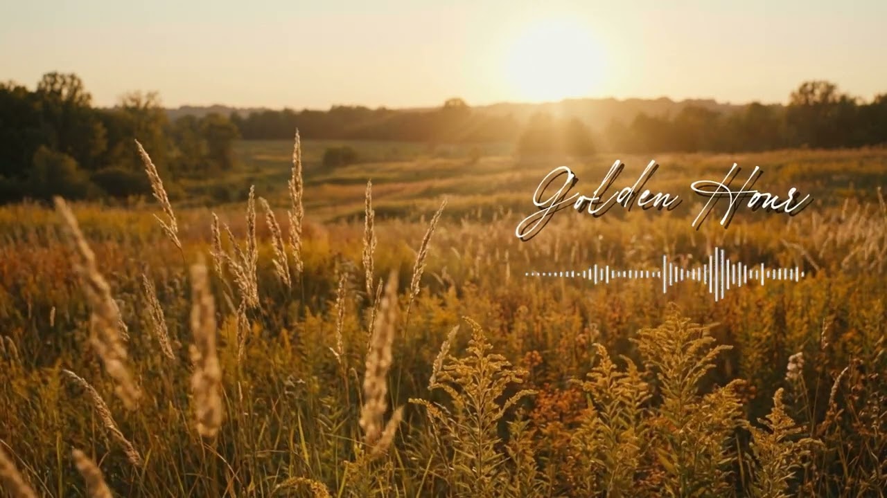 Golden Hour  🌅 | Peaceful Indie Folk Song | Warm Sunset Nature Vibes