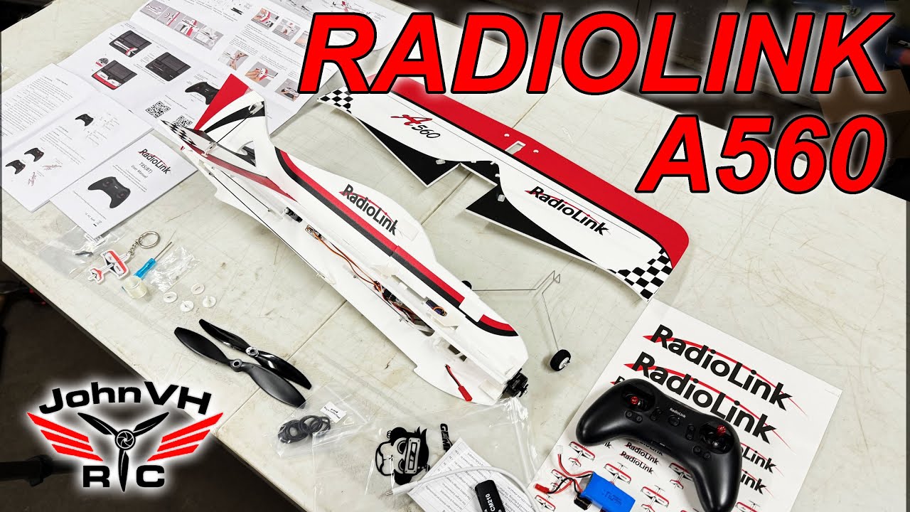 RadioLink A560 RTF 3D RC Airplane Unboxing & Assembly Review