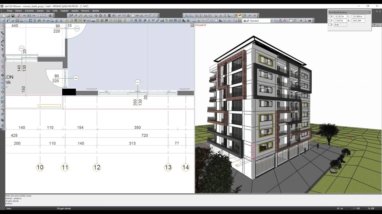 ideCAD Mimari | Dış Cephe Kaplama