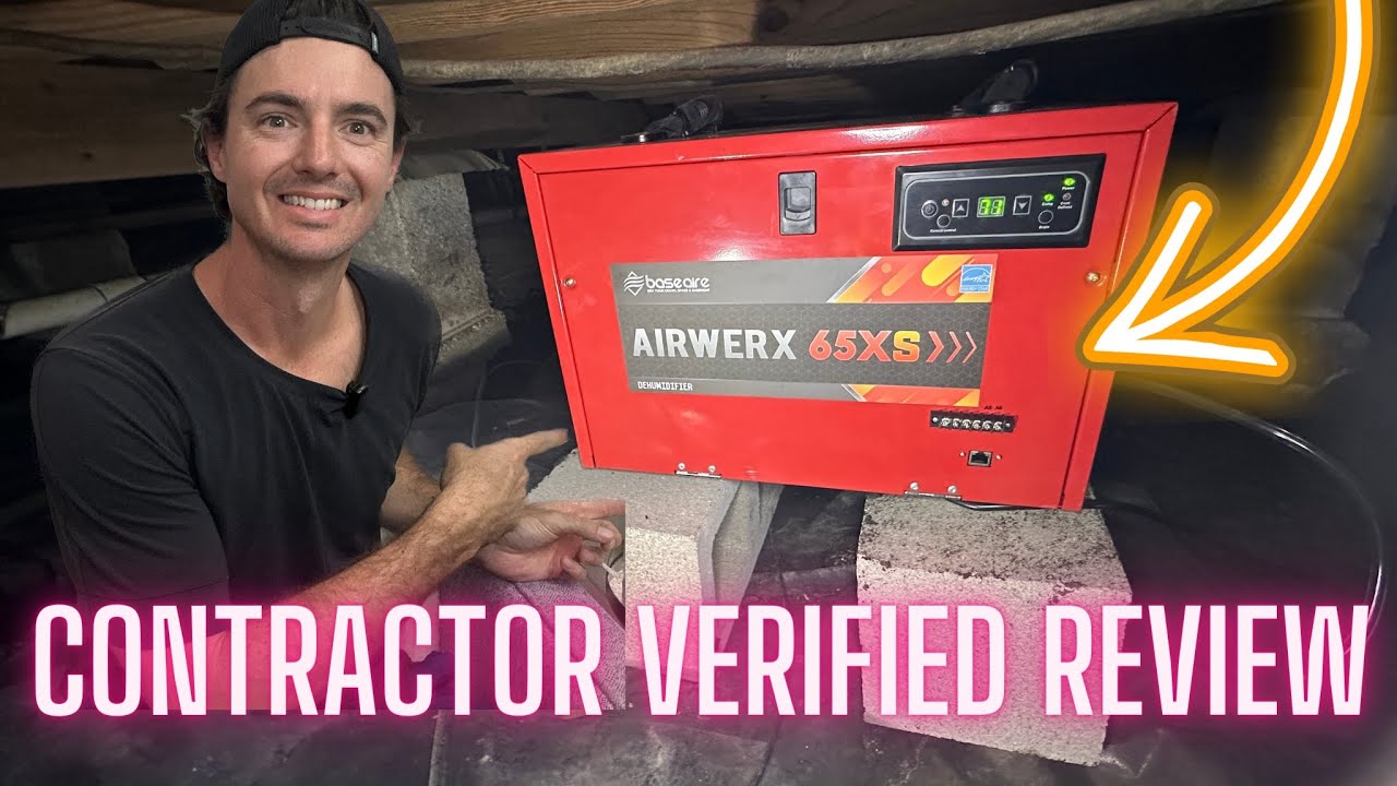BASEAIRE AirWerx 65X Crawlspace Commercial Dehumidifier CONTRACTOR VERIFIED REVIEW