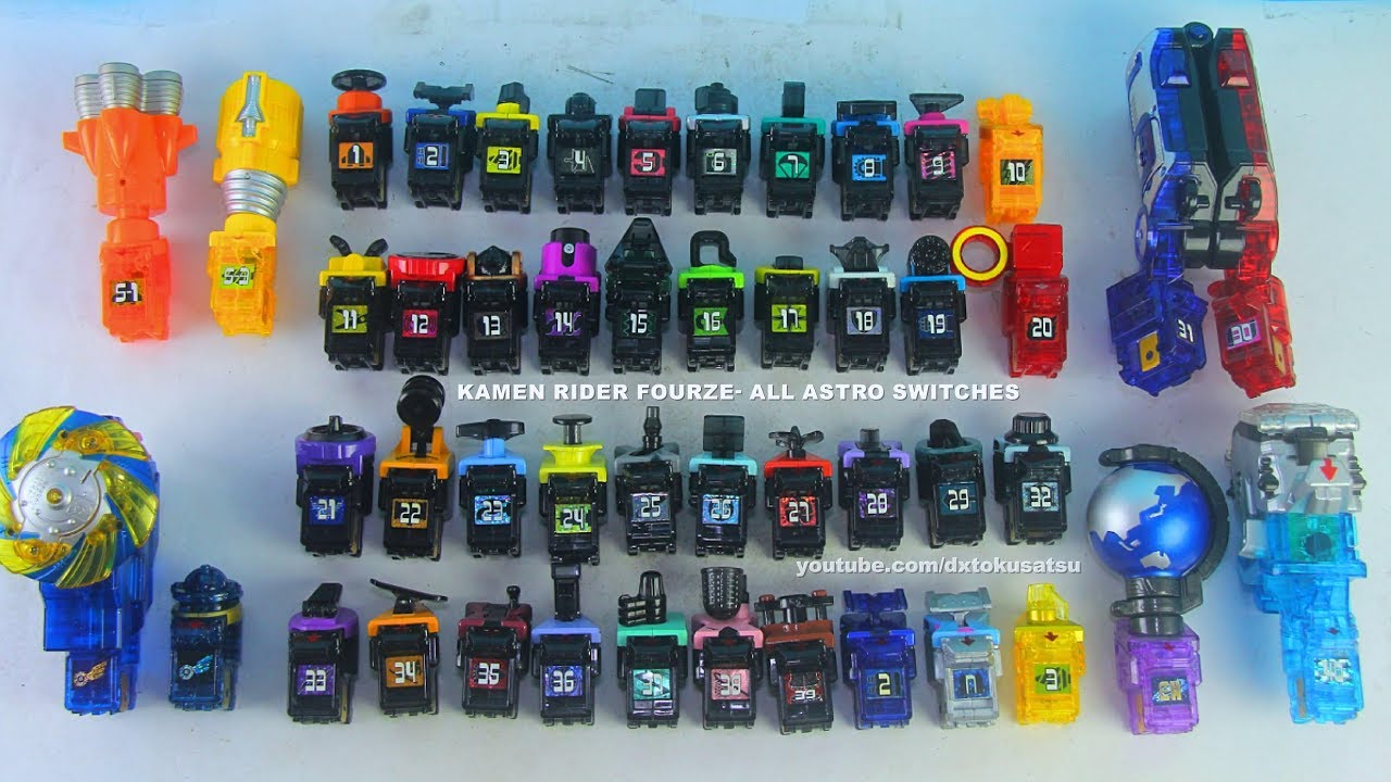 Kamen Rider FOURZE ALL ASTRO SWITCHES 1-40 + EX 仮面ライダーフォーゼ オールアストロスイッチ フォーゼドライバー 가면라이더 포제