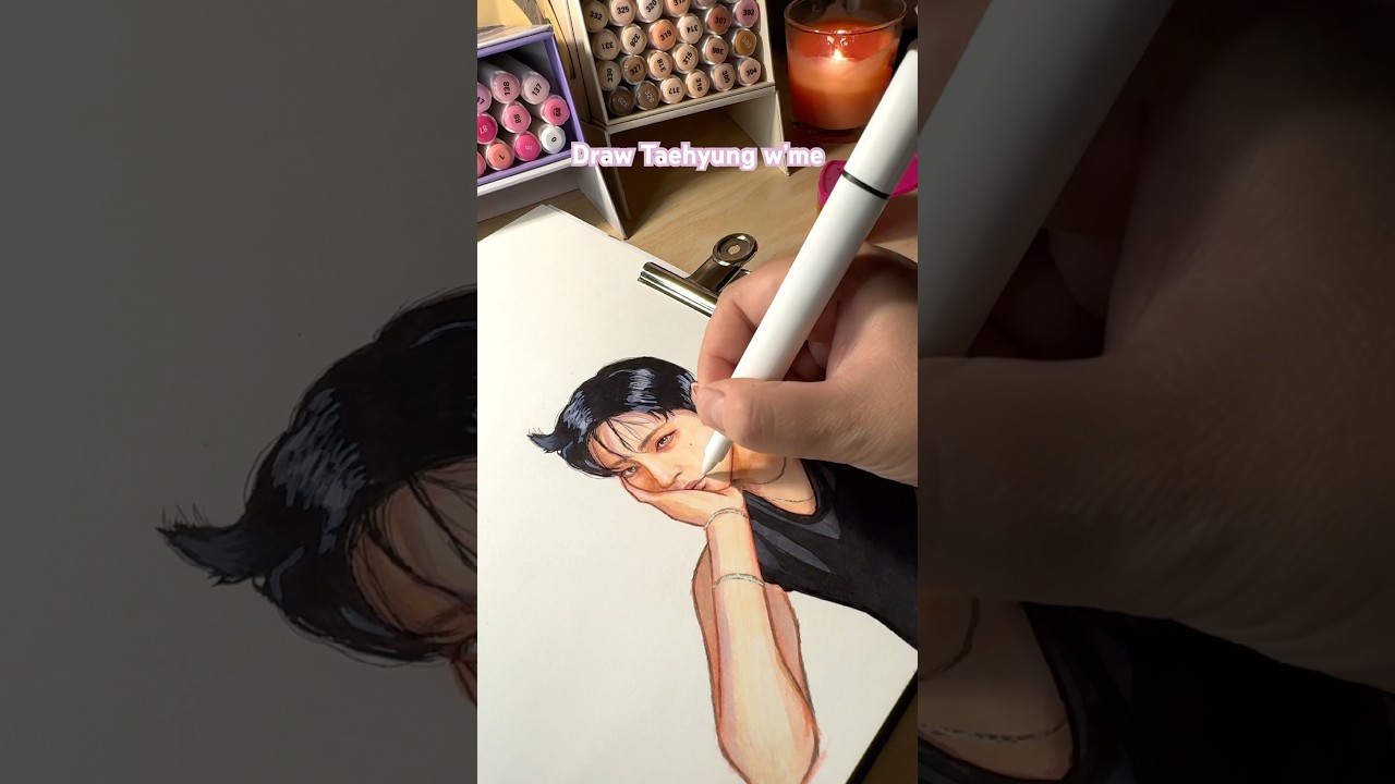 Draw Taehyung w’me✨💜 
