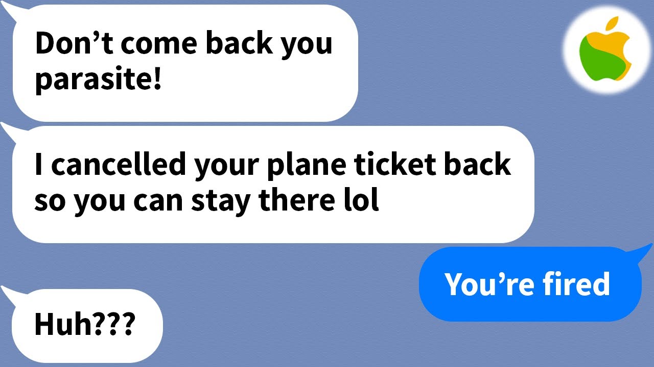 【Apple】 My sister-in-law mistook me for being poor and abandoned me overseas during a family trip