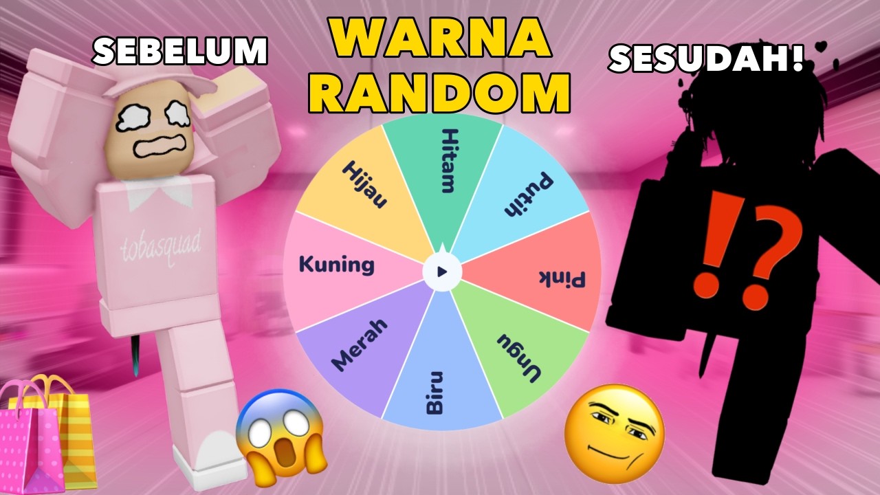 MAKEOVER AVATAR BANG TOBA PAKAI SPINNING WHEEL.. GA EKSPEK BISA JADI GINI‼️😱 | Roblox Indonesia