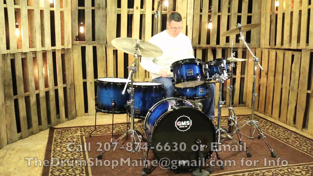 GMS CL Series Blue Black Burst kit from "America's Got Talent"