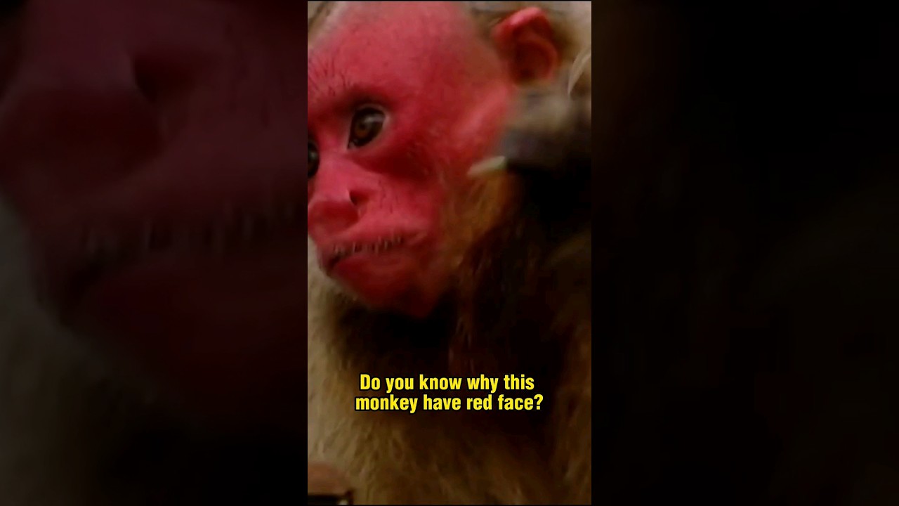 The Bald Uakari - Crimson Red Face