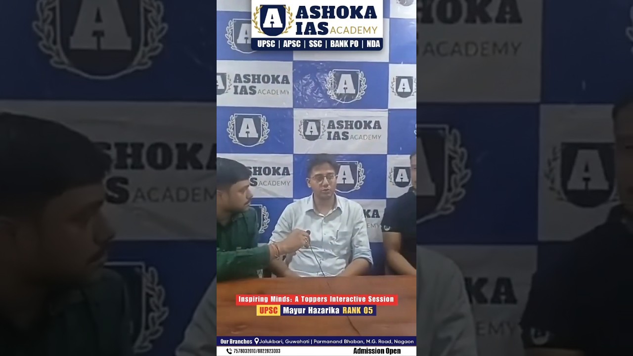 Mayur Hazarika: Insights from UPSC Rank 5 🌟
