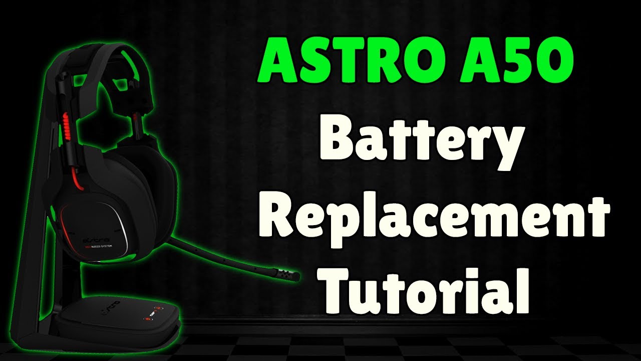Astro A50 Wireless Battery Replacement Guide | Step-By-Step Tutorial