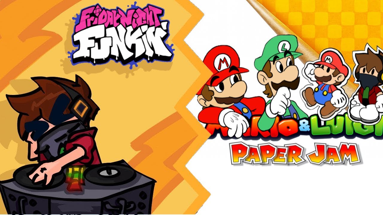 FNF y mario y lugi paper jam #17