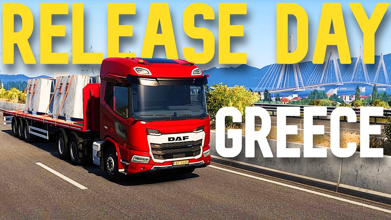 FINALLY RELEASE DAY - NEW DLC! New Greece DLC for Euro Truck Simulator 2 - CONVOY