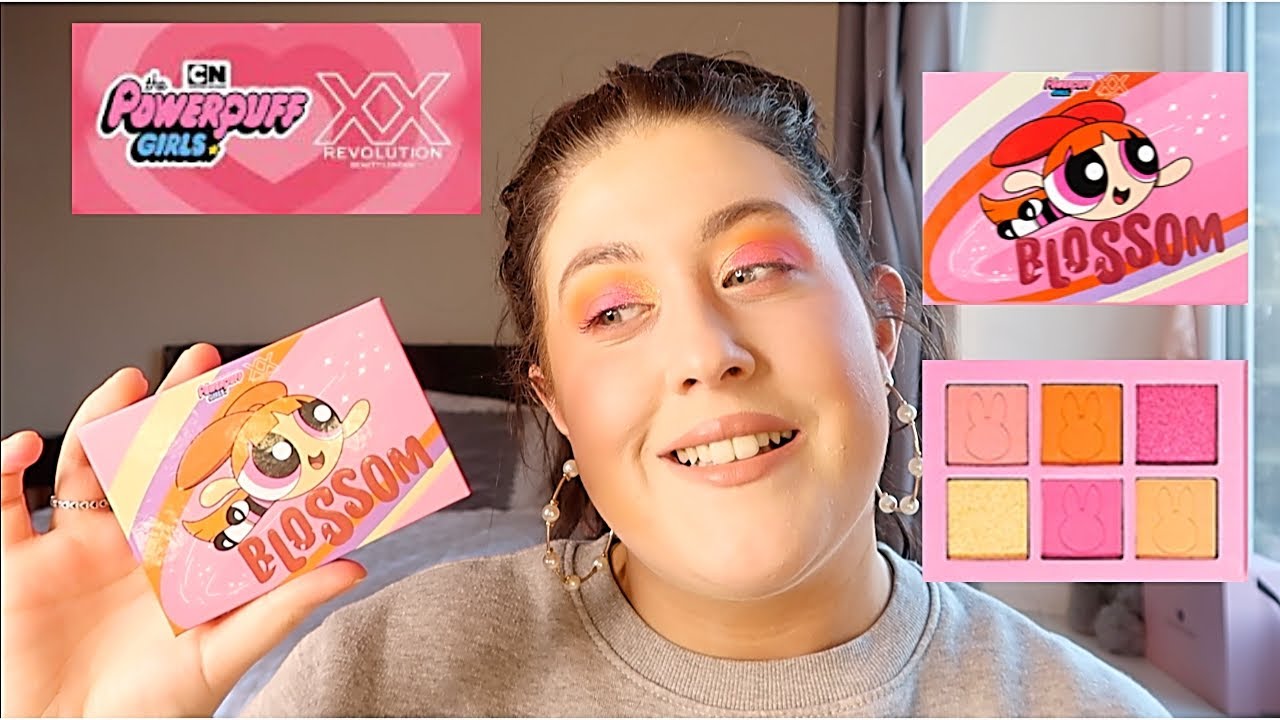XX Revolution X PowerPuff Girls| Blossom Power Eyeshadow Palette Review & Swatches