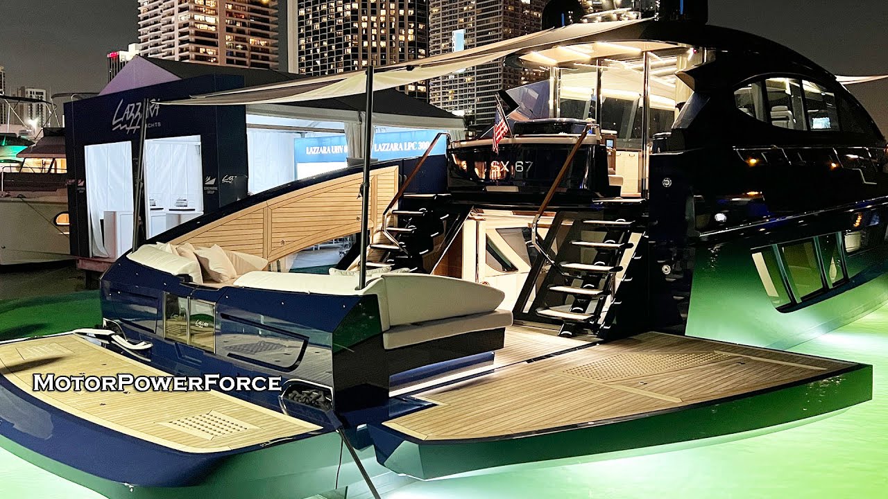 Touring Lazzara LSX 67 2024 Limited Edition Midnight Blue Yacht