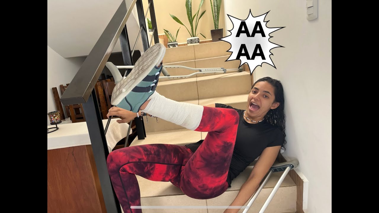 VLOG EN MULETAS… si me rompí el pie