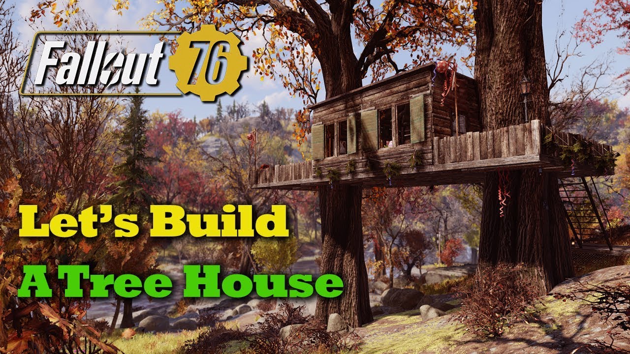Fallout 76 C.A.M.P. Build — Дом на дереве