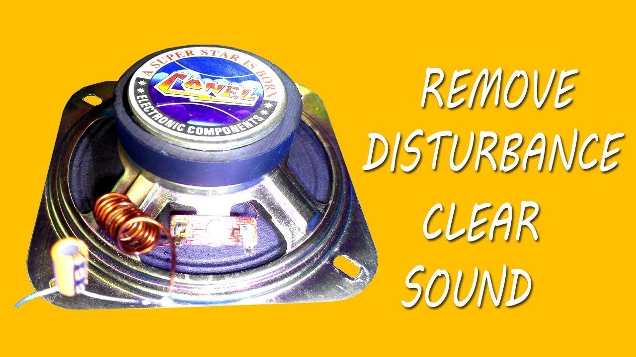 How to make clear sound on speaker without  disturbance