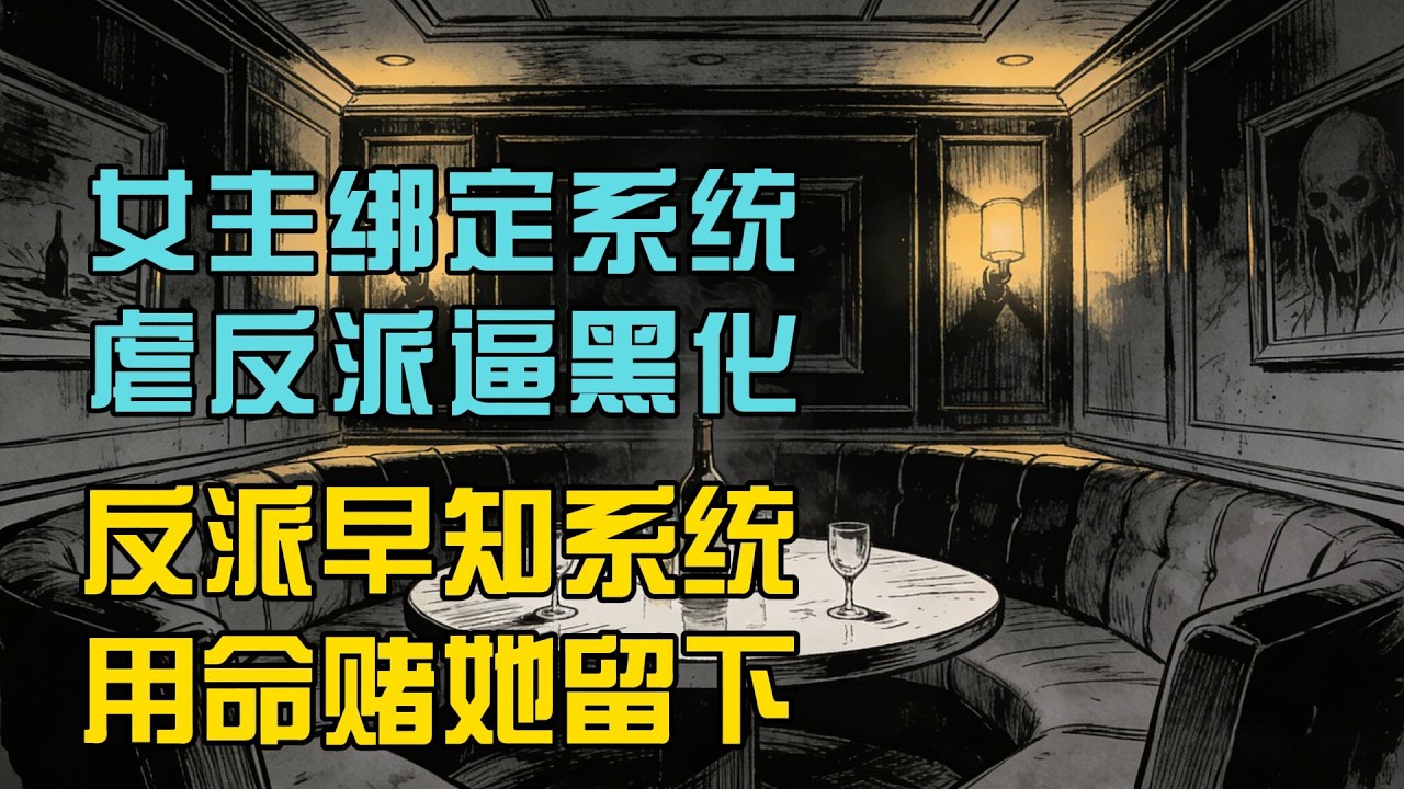 【35分鐘看完一篇完結爽文】女主綁定系統虐反派逼黑化，反派早聽見系統，甘願坐牢寵她，用命賭她留下，最後雙向奔赴……