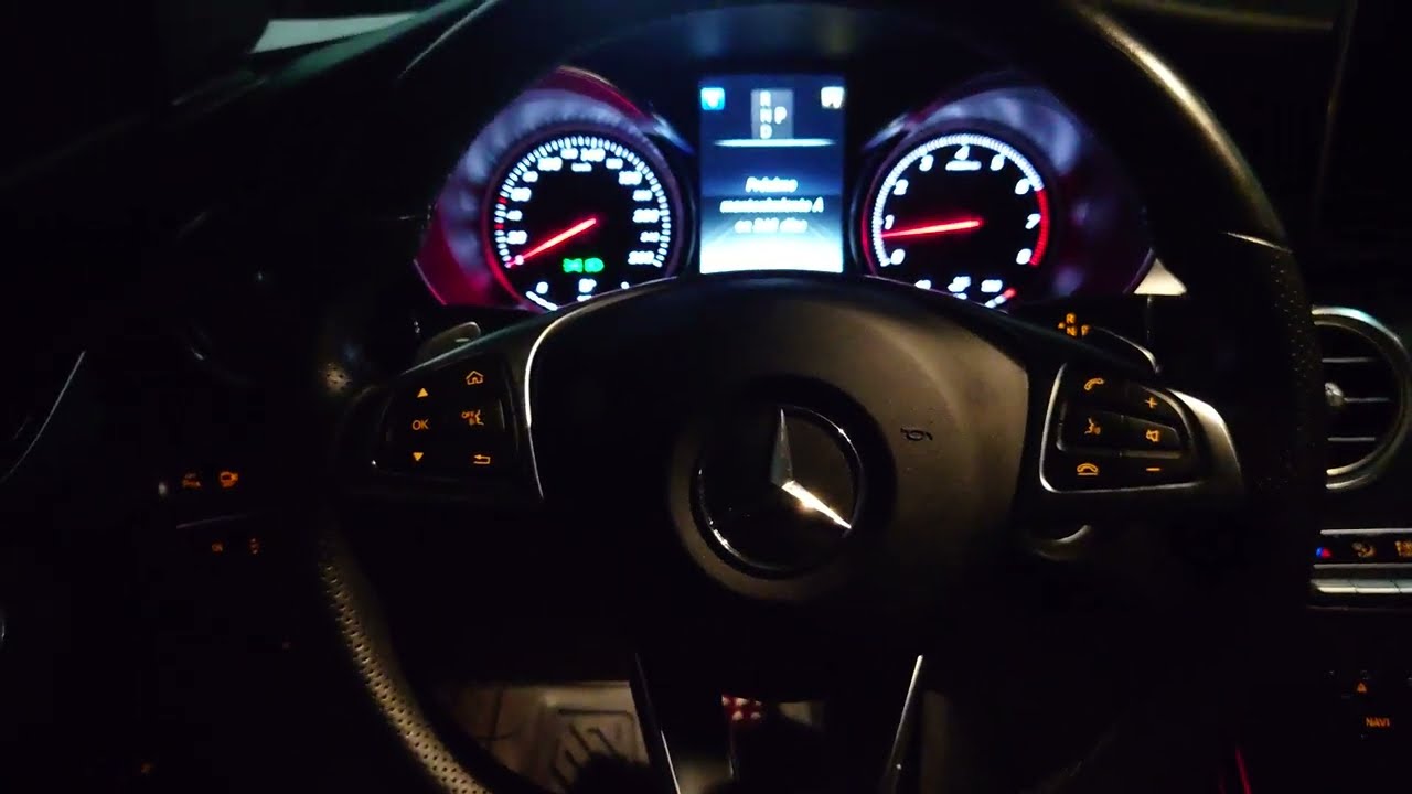 Reset de servicio, Vida útil de aceite Mercedes GLC 300 2019