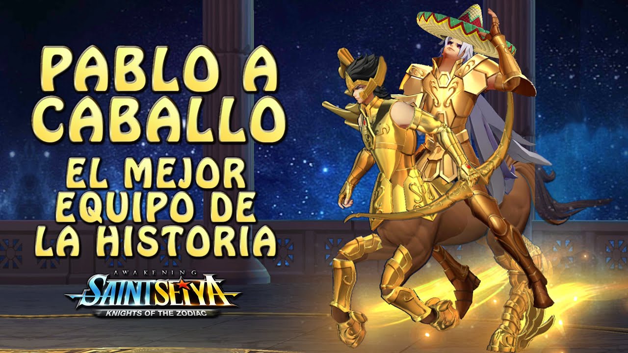 PABLO A CABALLO SE VUELVE LOCO! LO MEJOR QUE VERAS HOY!! Saint Seiya Awakening KOTZ