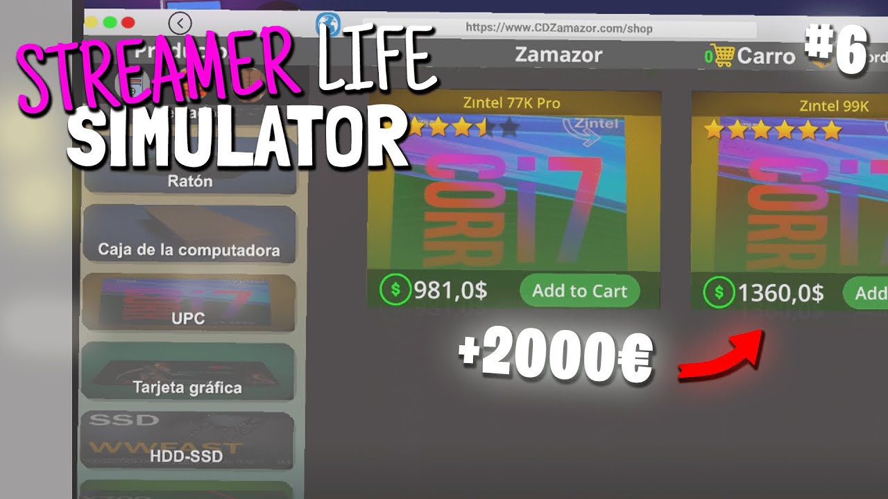 Streamer Life Simulator | EMPEZAMOS A TENER MEJOR PC!! | #6