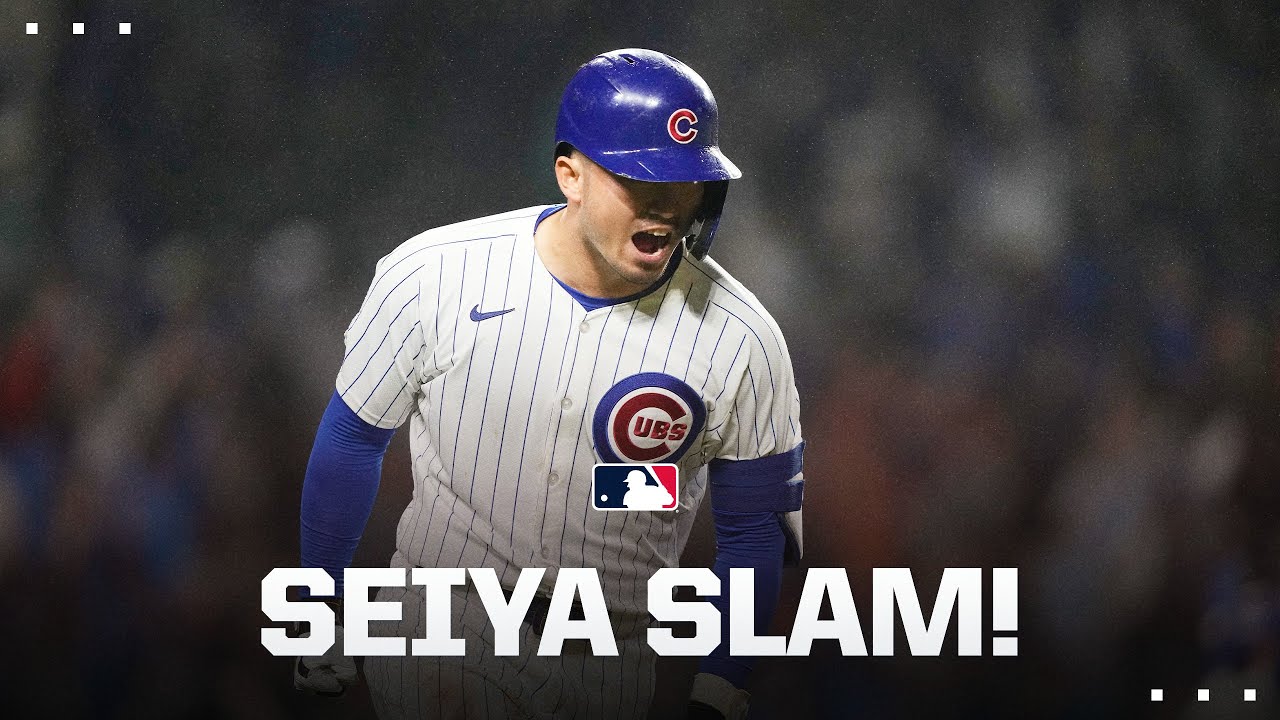 Seiya Suzuki's first career grand slam! 鈴木誠也特大号放つ