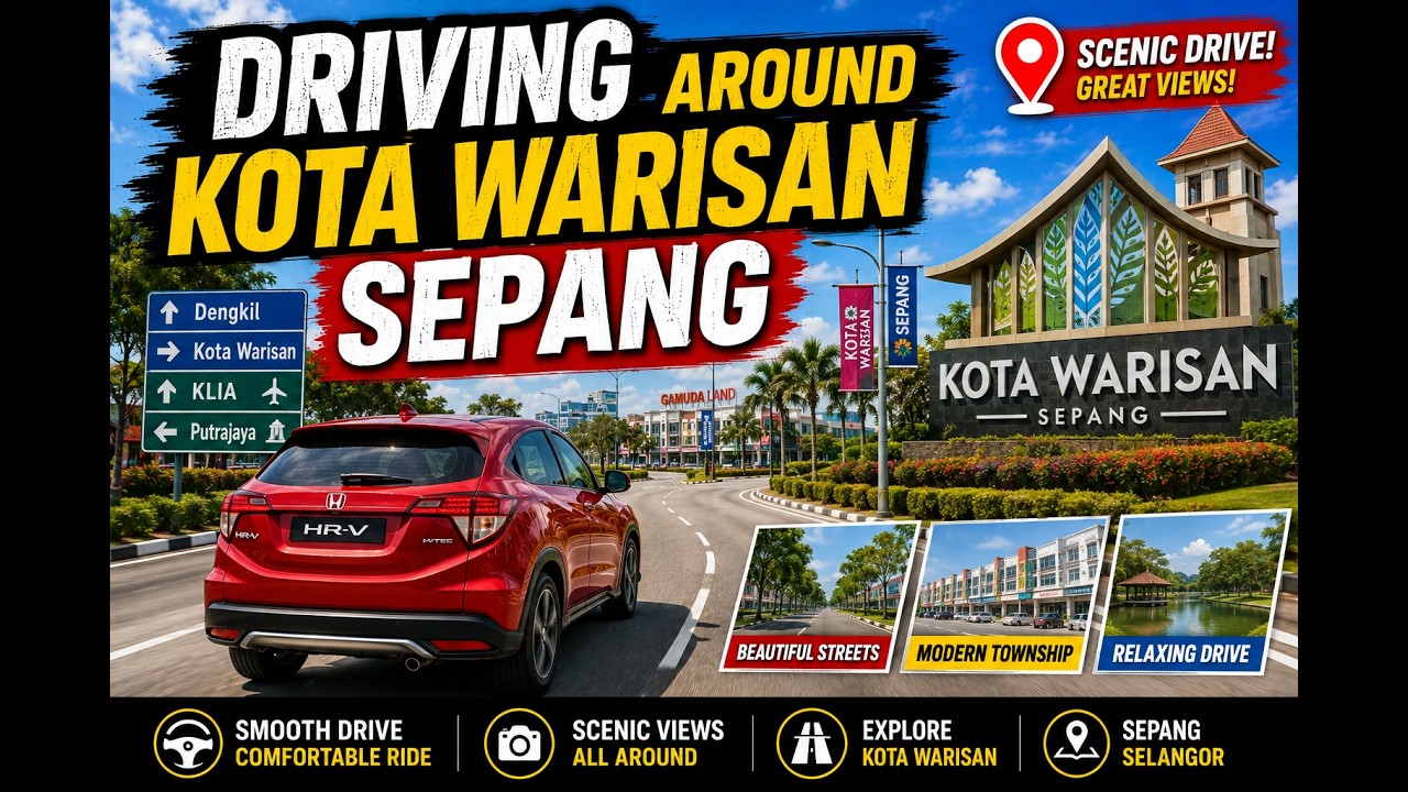 Driving around Kota Warisan Sepang 2026