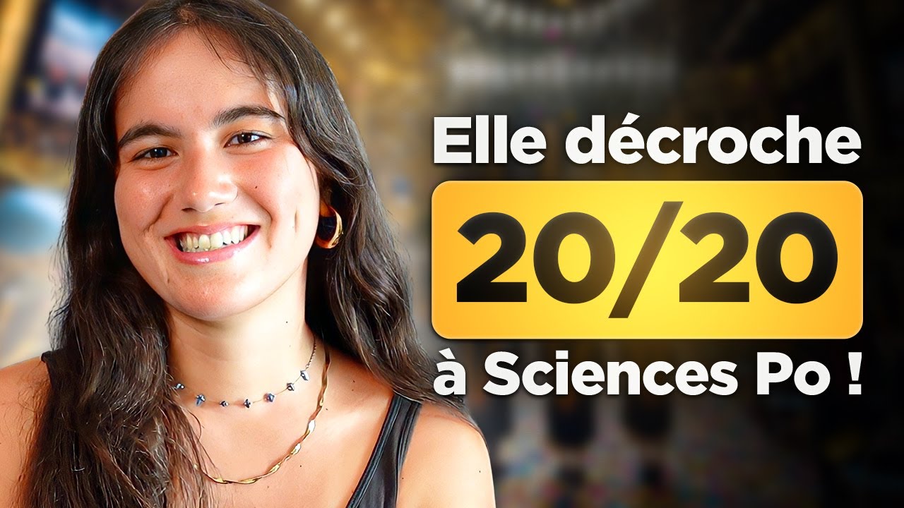 Sciences Po : Elle obtient 20/20 à une épreuve ! 🤯