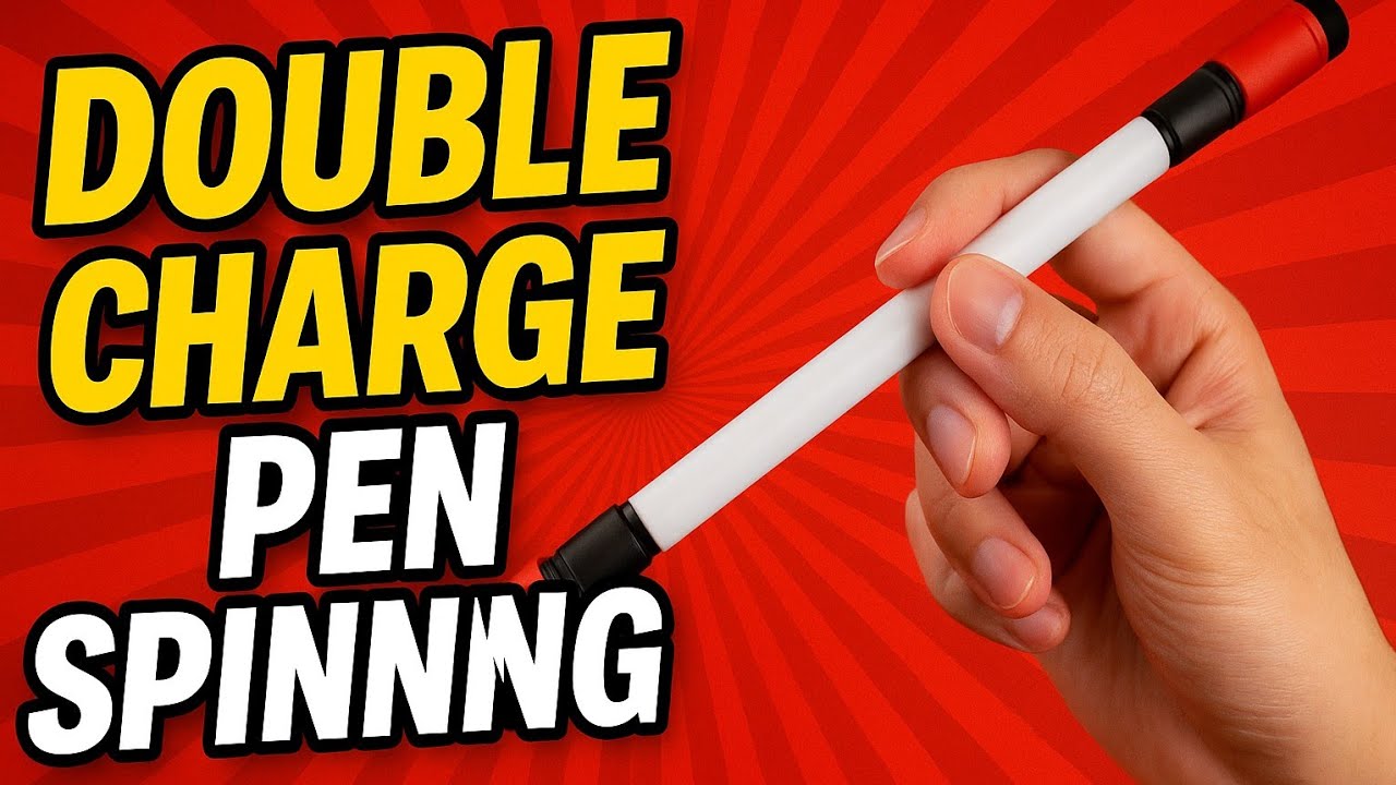 How to spin a pen 🖊️ | Double Charge ✍️🌀