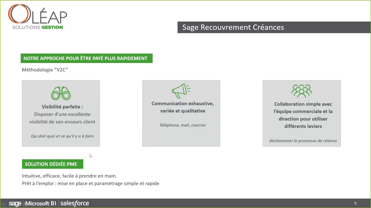 Sécurisez votre trésorerie avec Sage Recouvrement de Créances et Soft Factor